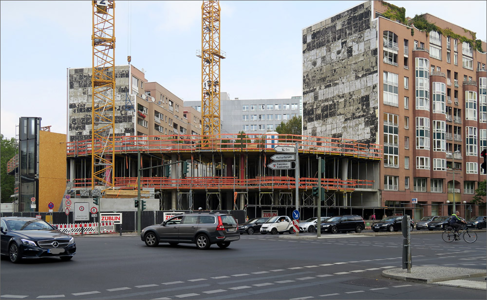 Budapester Straße - Luftbild Berlin - Baustelle des Umbaus des ... - April 2002 steht sie unter landesverwaltung und führt zwar das b in der.